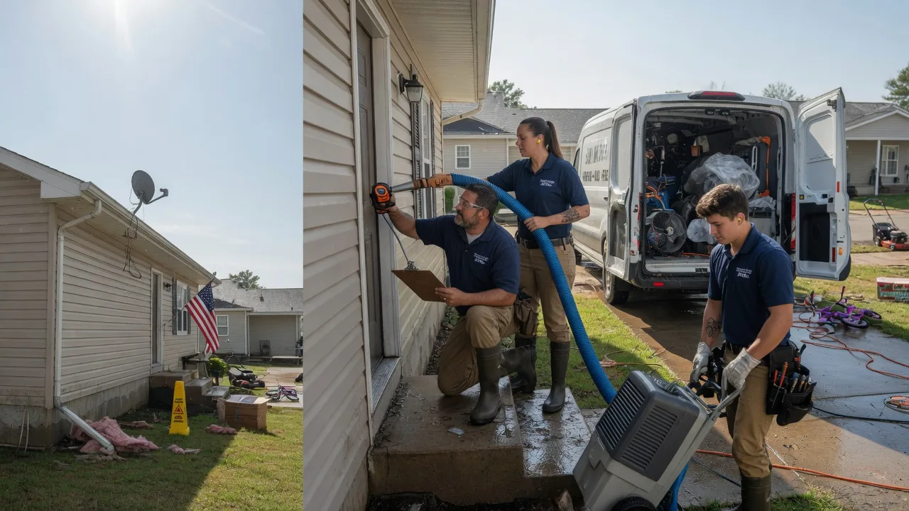 Ceiling Water Damage Restoration in Adamsville, OH near me